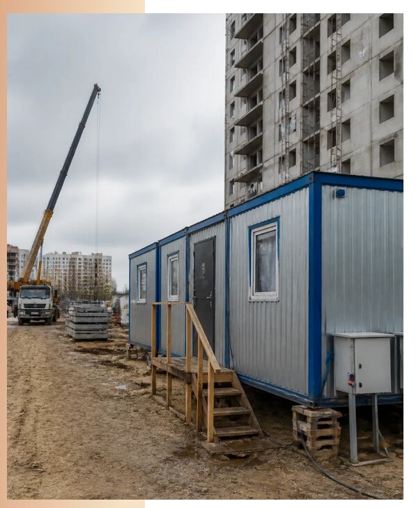 Аренда строительных вагончиков для рабочих в Армавире