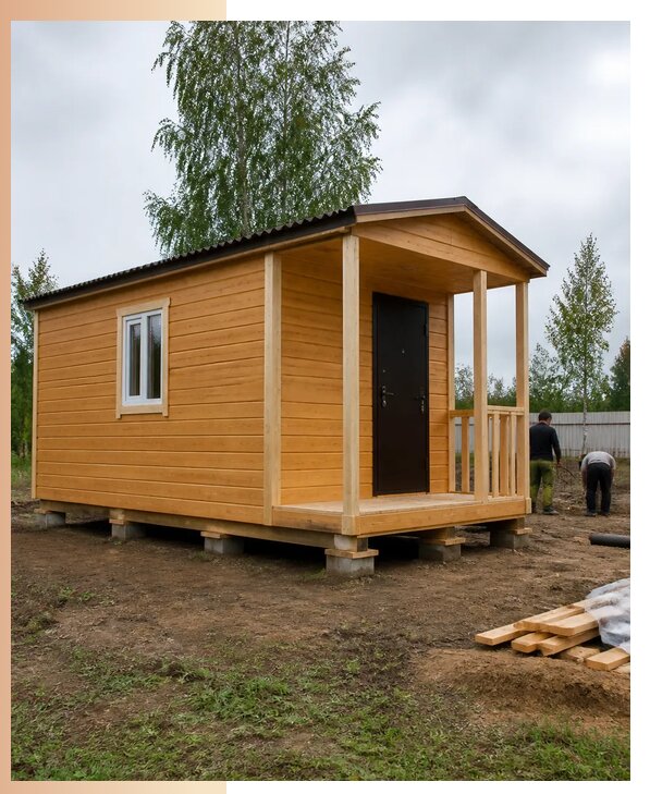 Недорогие дачные домики в Армавире с изготовлением и доставкой